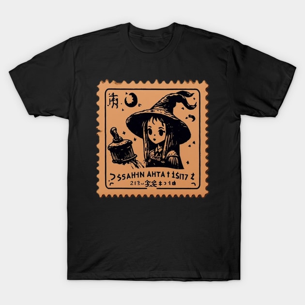 Hocus Pocus Stamp - Postage Stamp Series T-Shirt by SLMGames